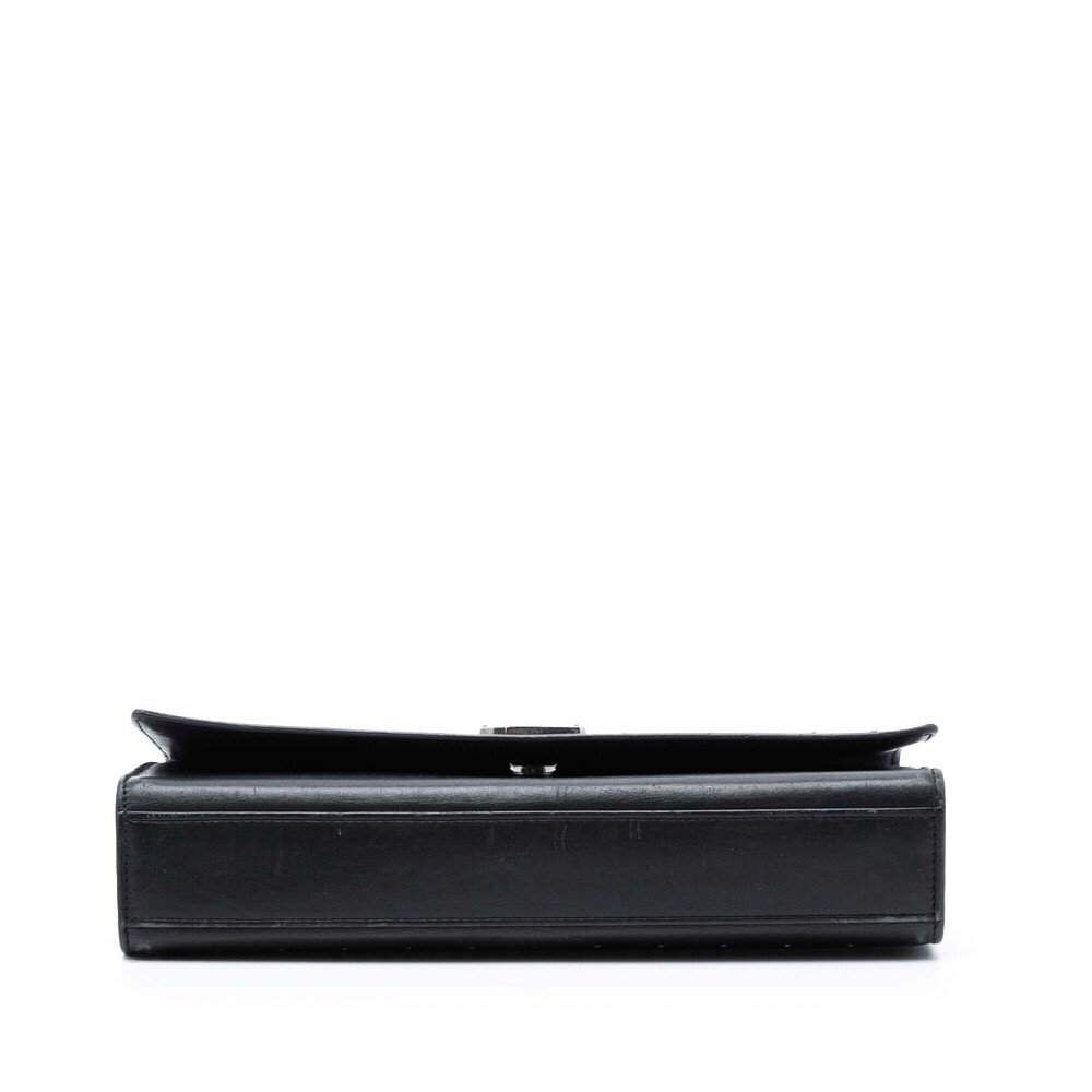 Pre-Loved Saint Laurent Medium Leather Studded Monogram Kate Crossbody - Picture 3 of 7